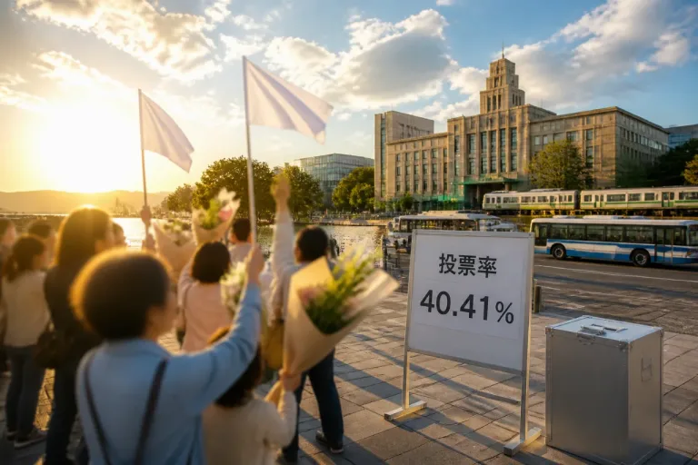 三日月氏４選、交通税論議が焦点に