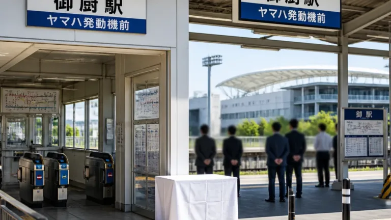 御厨駅に「ヤマハ発動機前」副駅名を導入