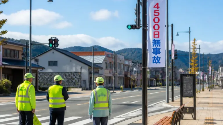 南三陸町、交通死亡事故ゼロ4500日達成