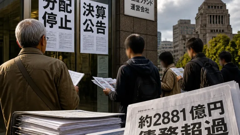 不動産ファンド運営会社が約2881億円の債務超過 出資者3000万人近くに影響