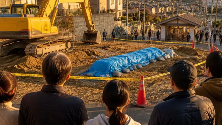 住宅地で発見の「1トン爆弾」 周辺住民に不安広がる