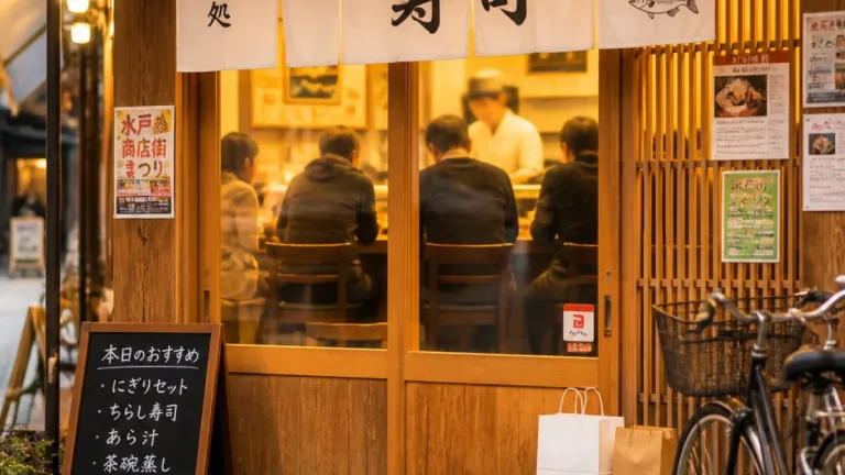 水戸の新店「おすしのかさ井」開業半年 街のすし屋めざす