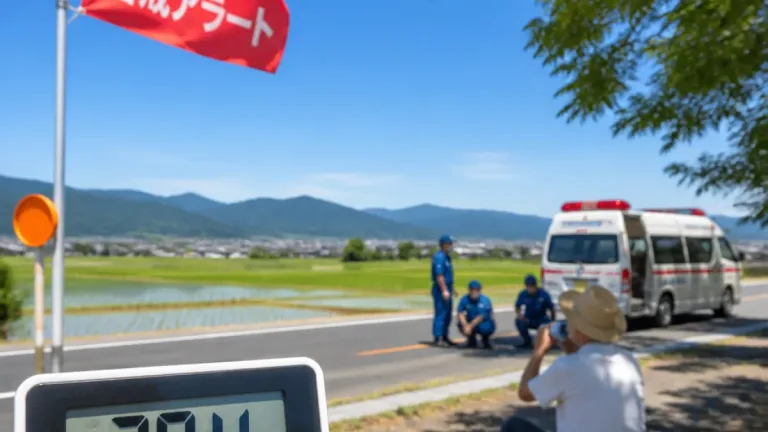 三豊で観測史上38.4℃ 香川で熱中症搬送相次ぐ