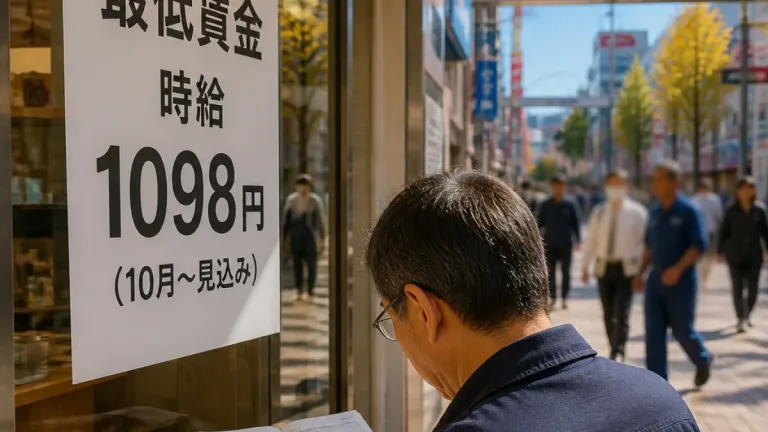 最低賃金を時給1098円に答申 宮城、10月適用見通しで企業・労働者に影響