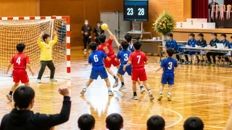 少年団ハンドボール中央大会 熱戦と交流