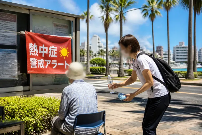 県内に熱中症警戒アラート発表 高齢者らへの声かけを強化を