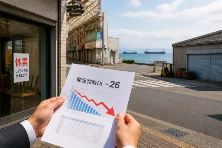 中東情勢で宮崎の企業景況感が急速に悪化