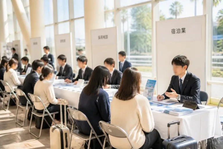 宮崎で宿泊業の就職面談会 人手確保で受け入れ体制強化狙う