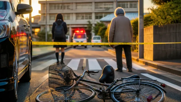 みよし市で歩行者が自転車にはねられ重体 高齢者の安全対策が焦点に