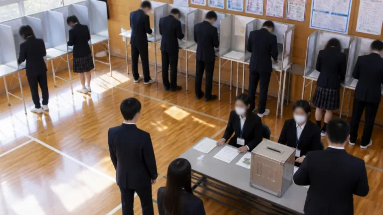 高校で模擬知事選、若者の投票行動を促す試みが始動