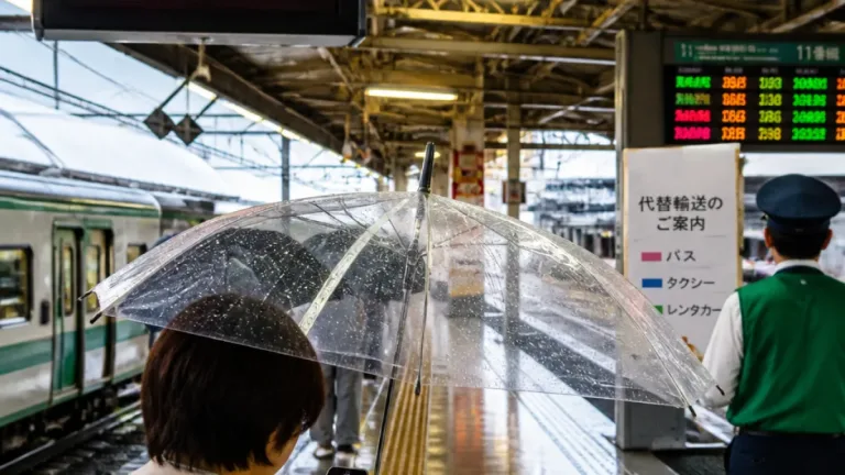 盛岡発着の秋田新幹線一部区間が大雨で運休 利用者は運行情報を確認を