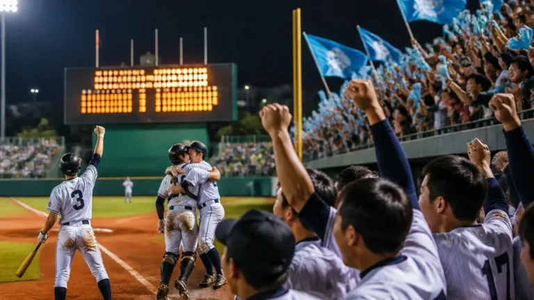 盛岡大付、劇的サヨナラで勝利 主将と主砲が見せた意地