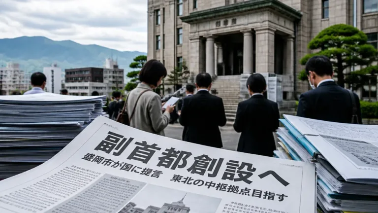 盛岡から注視すべき「副首都」創設法案の衆院通過見通し