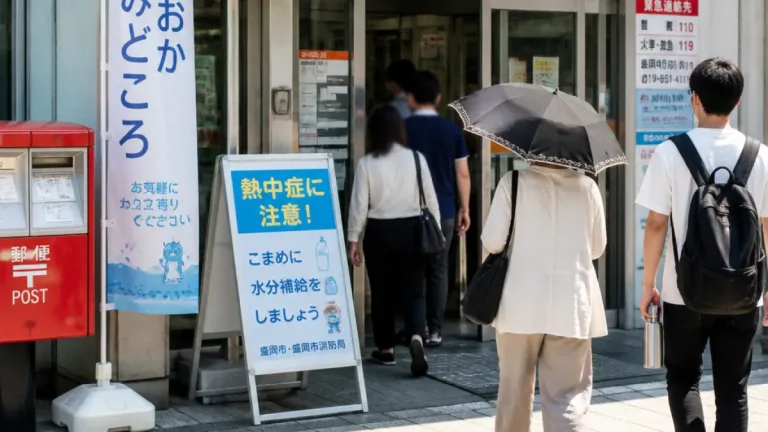 盛岡市が郵便局と協定、暑さ対策の「もりおか涼みどころ」を整備