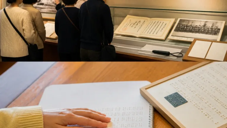 盛岡で企画展「奉仕の心」 視覚障がい教育の先駆者を振り返る