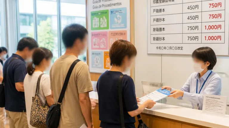 盛岡の外国人に影響、在留手数料が１０月に大幅引き上げ