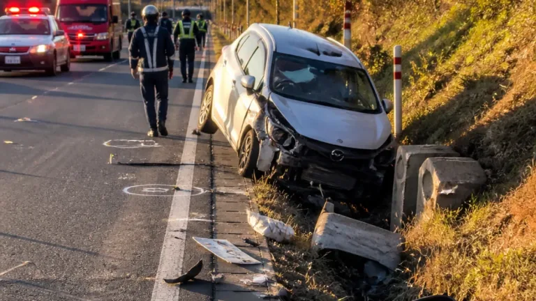 県民が同乗の乗用車事故 新潟で死亡、捜査続く