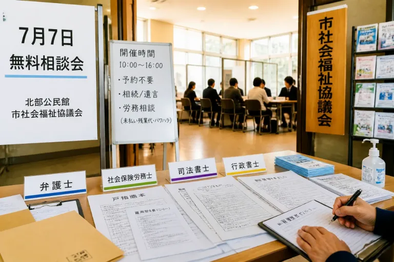 無料の法律・労務相談会、下関と防府で7月7日に実施