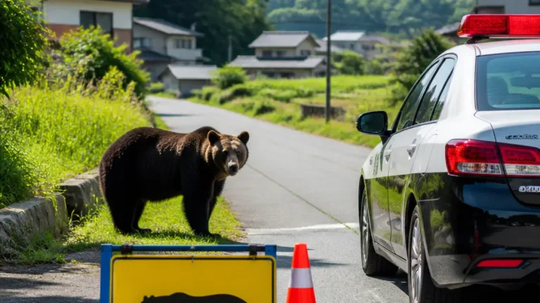 長井市今泉でクマ目撃 警察が住民に注意喚起