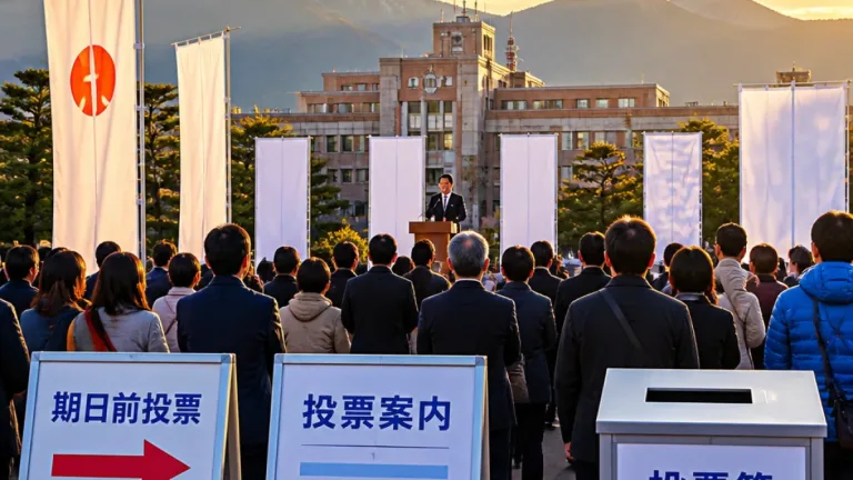 長野県知事選が告示 現職が５選を目指す