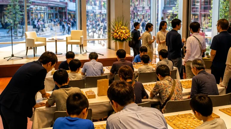 長野・権堂でプロ棋士招き将棋まつり 地域ににぎわい創出