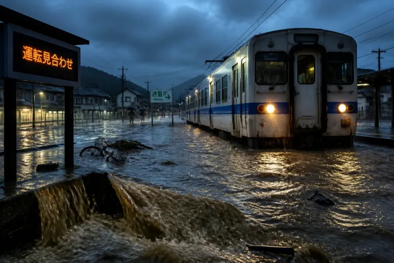 長崎で梅雨前線の大雨 記録的短時間雨量と交通・避難の対応