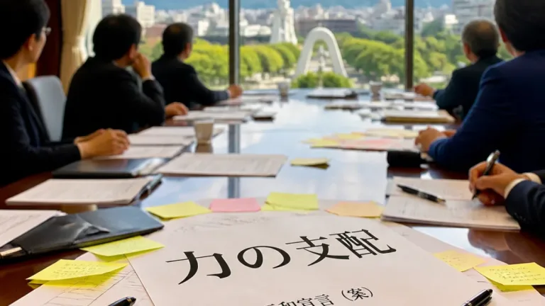 長崎市、平和宣言草案で「力の支配」懸念を明記へ 起草委が最終会合