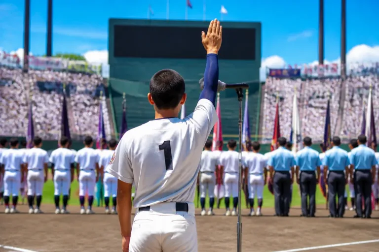 長崎で高校野球開幕 創成館主将が力強く選手宣誓