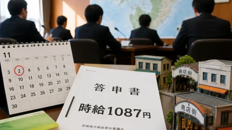 最低賃金を時給1087円に答申 11月2日発効、県内経済へ影響波及