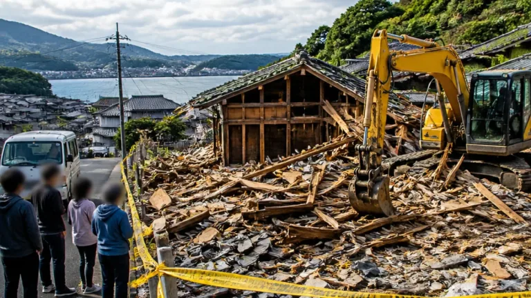 長崎・西海市の解体現場で新たな人骨確認、住民に不安広がる