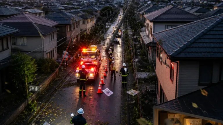 那珂・常陸大宮・ひたちなかで約800軒が停電 台風接近で生活・事業に影響