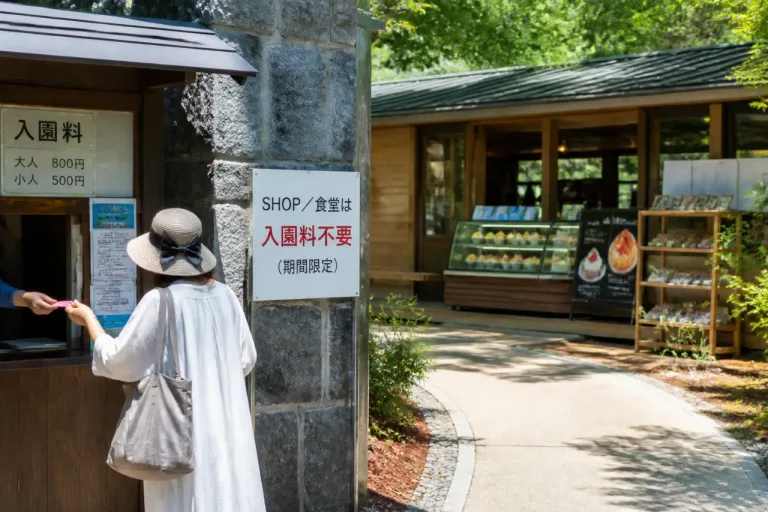 中之条ガーデンズ、夏季にショップ・食堂を入園料なしで利用可能に