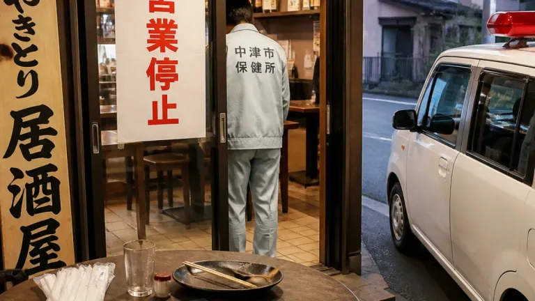 中津の飲食店で6人が食中毒 営業停止で保健所が調査