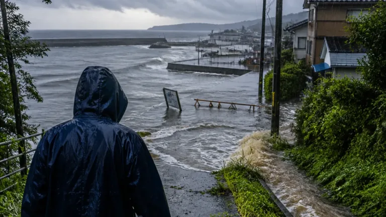 七尾市にレベル３大雨警報、低地浸水や河川増水に警戒を