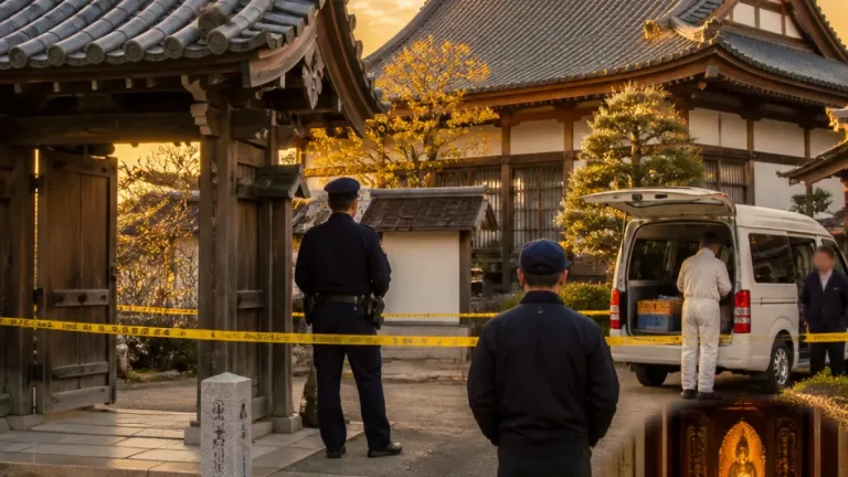 七尾市の寺で父親殺害、鑑定留置が開始
