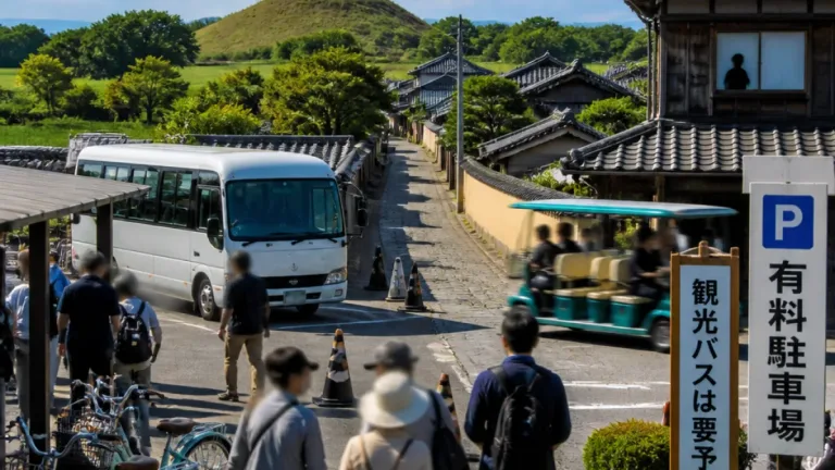 奈良・明日香村、世界遺産見通しで流入車両抑制策を本格化