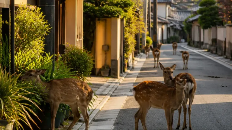 奈良公園のシカ、住宅地に“居着き” 住民の生活被害続出で対策急務