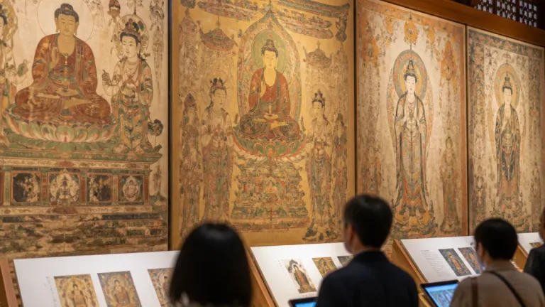 奈良国立博物館で法隆寺金堂壁画のカラー復元を公開