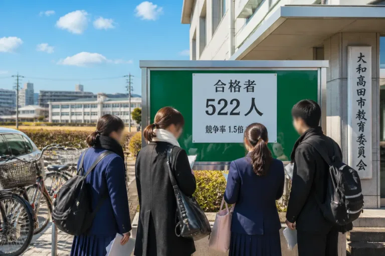 教員採用一次、合格者522人に 競争率1.5倍
