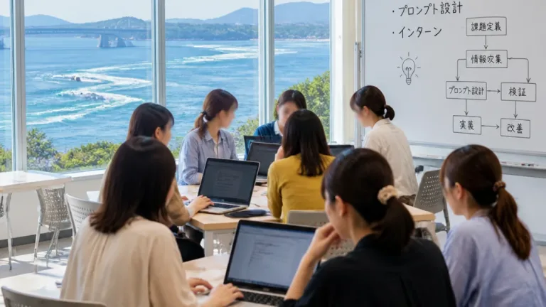 鳴門で女性向けAI人材育成「ママビヤplus」始動へ