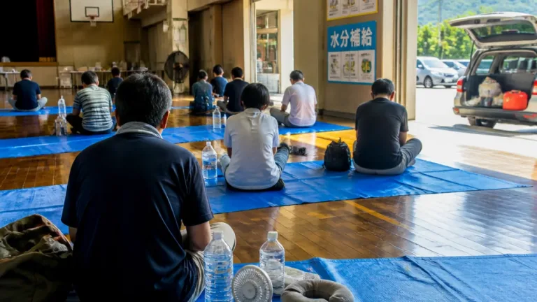 真夏の地震 想定した熱中症対策と燃料確保の要点