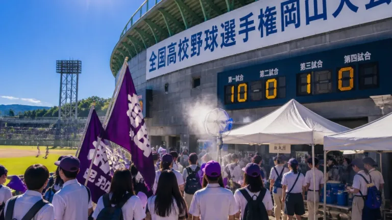 夏の高校野球岡山大会、3回戦4試合の結果