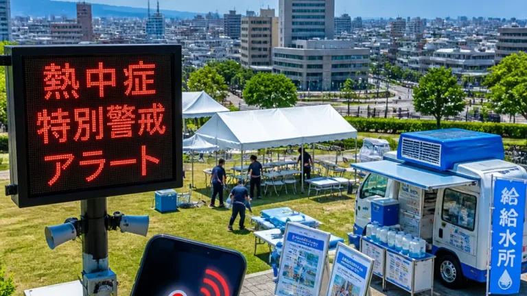 熱中症特別警戒で県が市町に対応確認 屋外行事の運営に影響