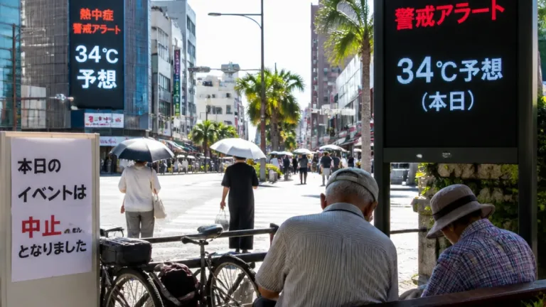 熱中症警戒アラート 34度予想