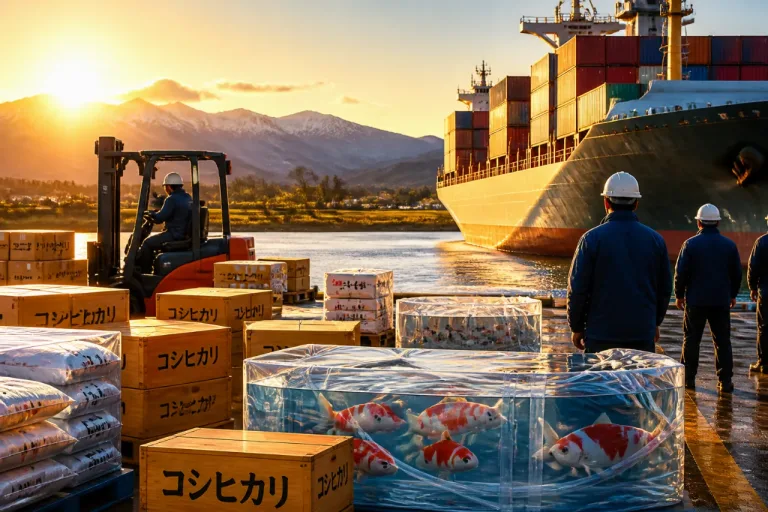 県産農林水産物の輸出額が過去最高に 錦鯉とコメが牽引