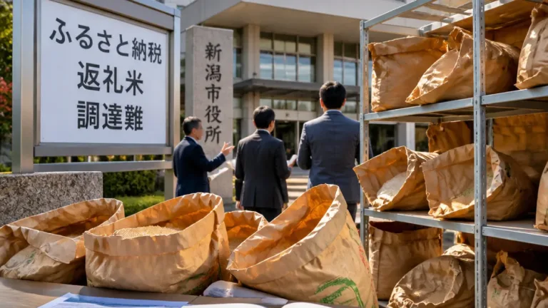 新潟市のふるさと納税、再び赤字見通し 米の返礼品調達が焦点に
