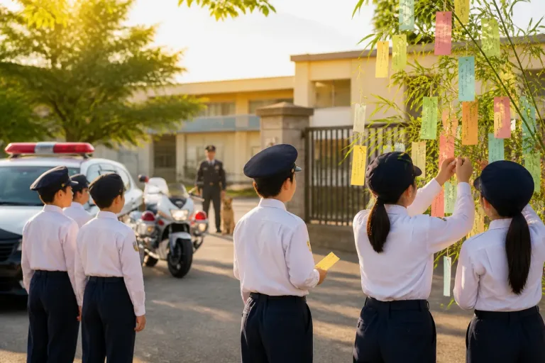 新潟の中学生、県警察学校で職場体験 警察業務の理解深める