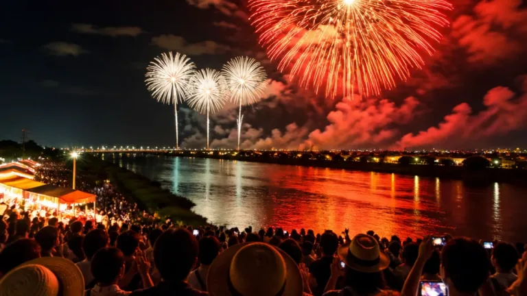 新潟・長岡で大花火開幕 節目迎えた「正三尺玉」や追悼の白菊に感慨