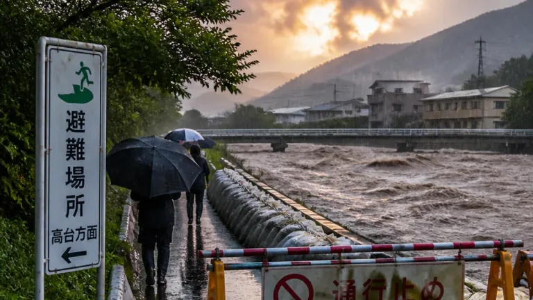 日光・今市にレベル3大雨警報発表