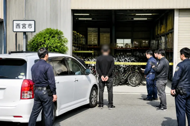 西宮でレンタカー使用の自転車窃盗容疑、男を逮捕
